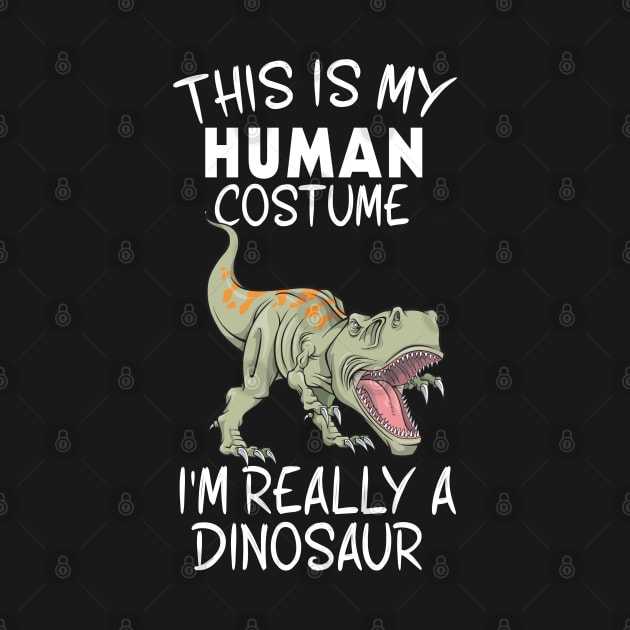 This Is My Human Costume I'm Really A Carnotaurus Dinosaur by dounjdesigner