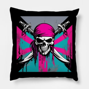 Pirateflag Neoncolors Pillow