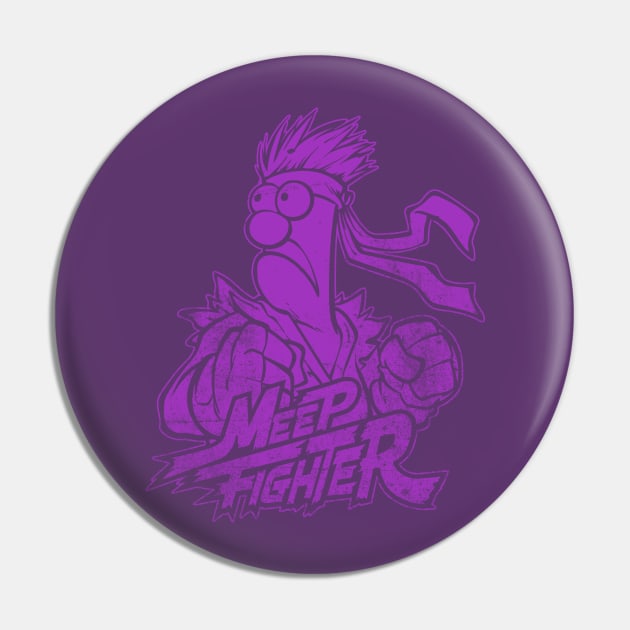 Beaker Meep Purple Pin by Botak Solid Art