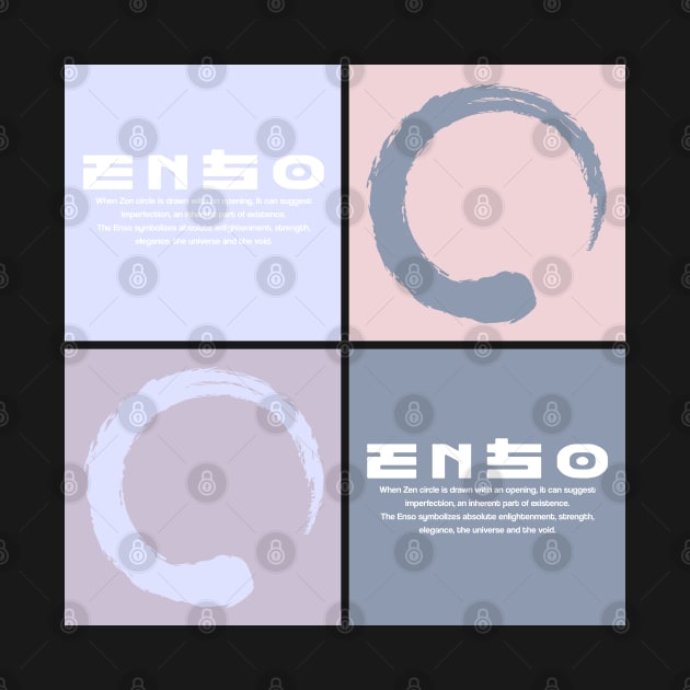 Enso Circle Kanji Japanese Pop Art Japan Symbol Aesthetic 498 by dvongart