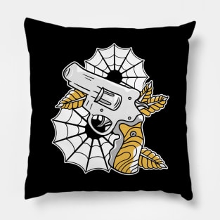 Gun traditional tattoo Pillow