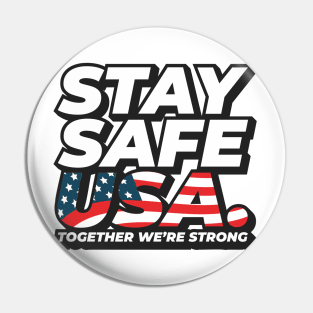 Stay Safe USA. Pin