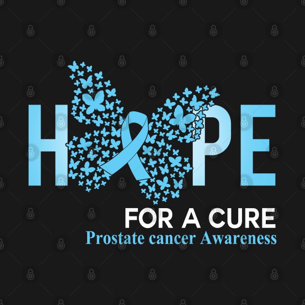 Hope For A Cure Butterfly Gift Prostate cancer 2 by HomerNewbergereq