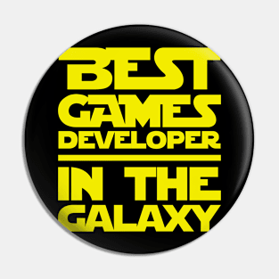 Best Games Developer In the Universe Pin