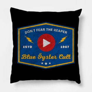 Blue Oyster Cult // Play Button Pillow