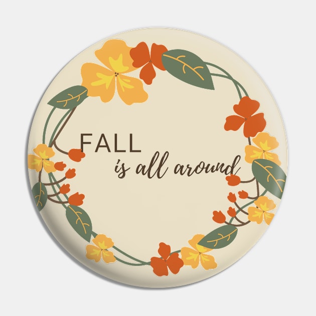 Fall is All Around Pin by Lunar Scrolls Design