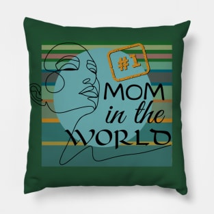 Number 1 Mom In The World Pillow