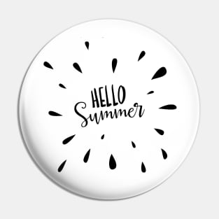 Hello Summer Pin