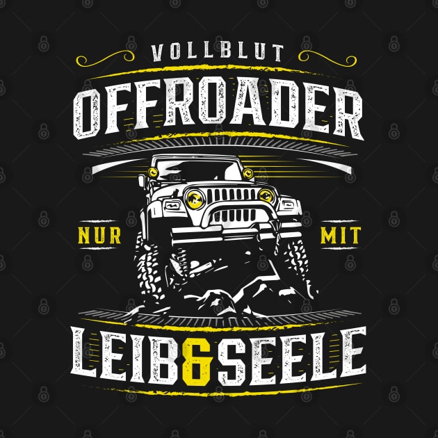 Offroad - Offroader - Germany - 4x4 Jeep by BabyYodaSticker