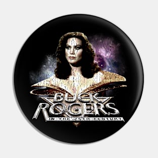 Vintage Worn Crack - princess ardala buck rogers enemy Pin