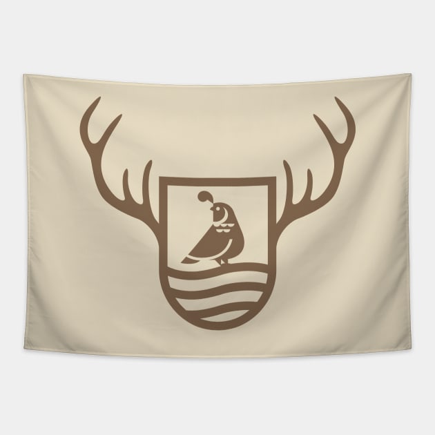 Hunter's Crest Tapestry by RobCDesign