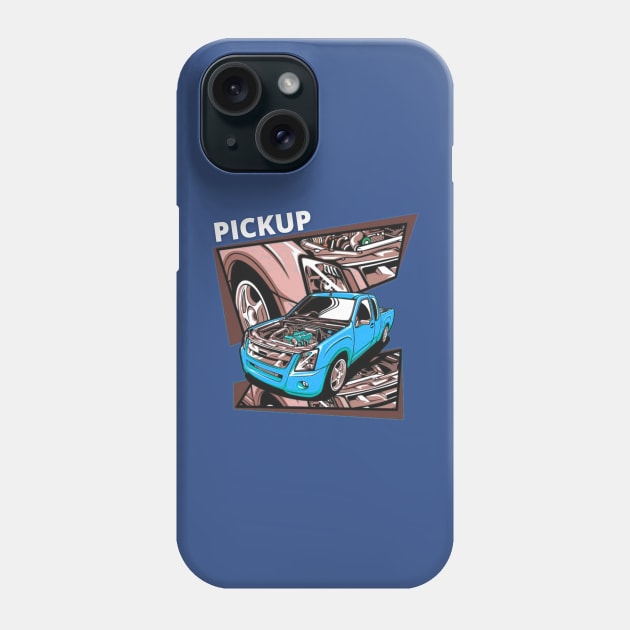 PICKUP TRUCK Phone Case by MOTOSHIFT