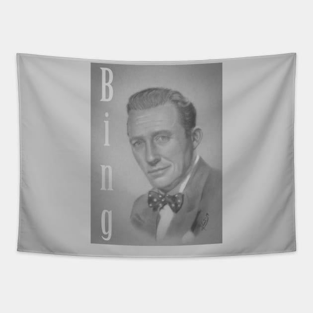 Bing Crosby Tapestry by jkarenart