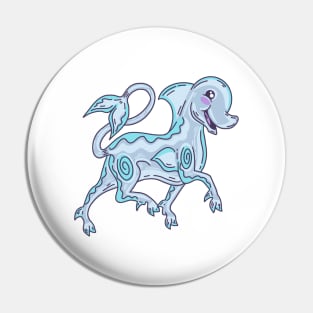 Dolphin Leucrocuta Pin