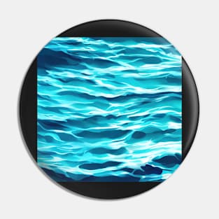 Blue ocean waves Pin