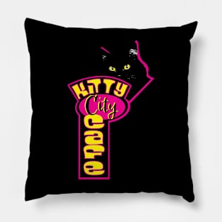 Kitty City Cafe Pillow