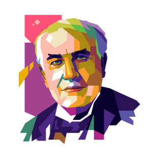 Thomas Edison Popart T-Shirt