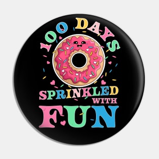 100 Days Sprinkled With Fun Donut Kids 100th Day Of School Pin