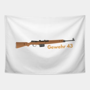 German WW2 Rifle Gewehr 43 Tapestry