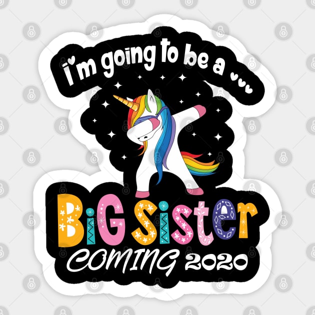 I'm Going To Be A Big Sister Coming 2020 Unicorn Shirt I'm Going To Be A Big Sister Coming 2020 Unicorn Shirt