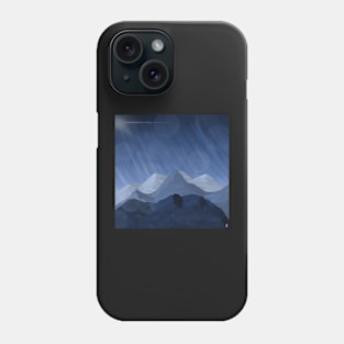 Snowy Mountain Nights Phone Case