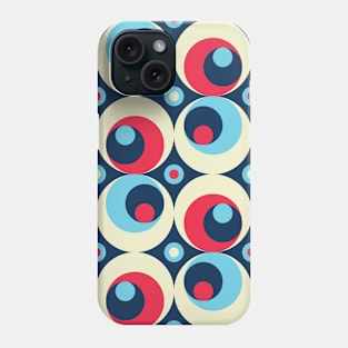 Eye See You Geometric Abstract Modern Retro Pattern Phone Case