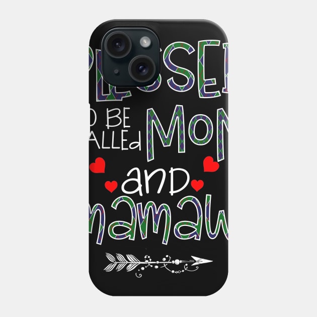 Blessed To be called Mom and mamaw Phone Case by Barnard