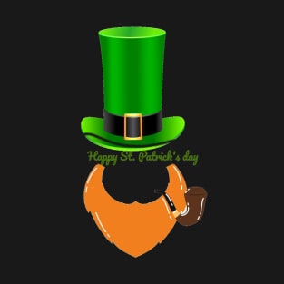 Brown beard st patricks day T-Shirt