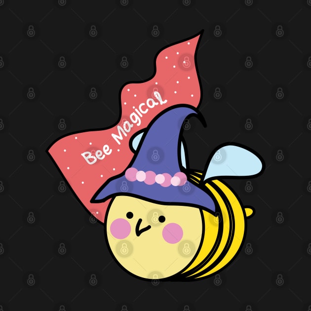 Bee magical cute wizard bee by 4wardlabel