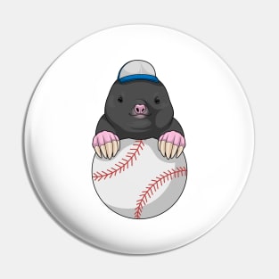 Mole Cap Baseball Pin