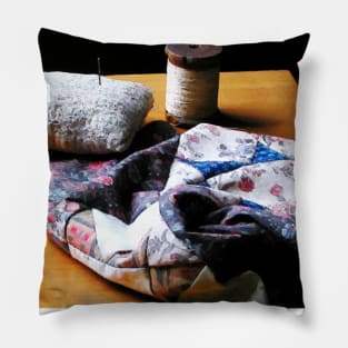 Sewing - Thread, Pincushion and Cloth Pillow