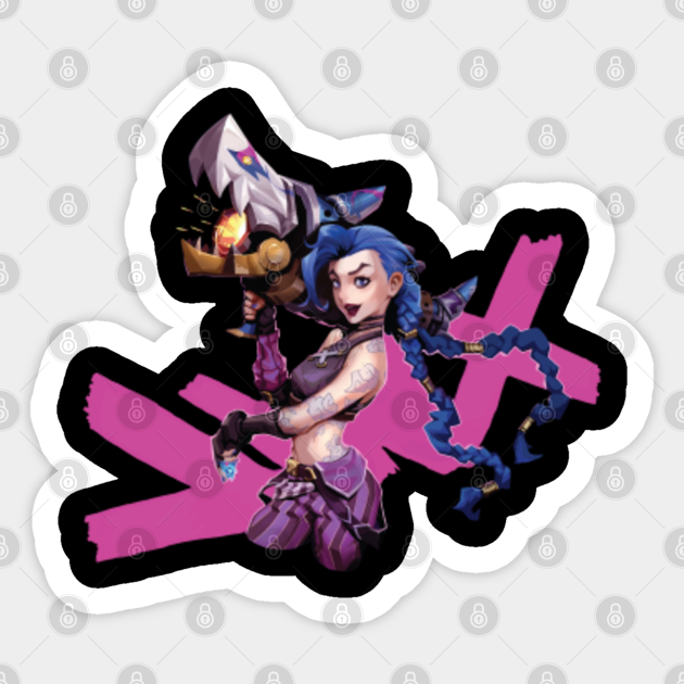 jinx arcane - Arcane - Sticker