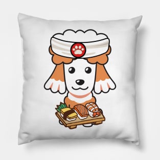 Sushi Chef poodle Pillow