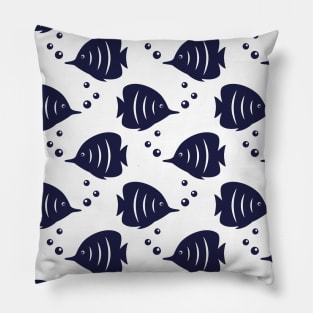 Sea Nautical Seamless Pattern Pillow