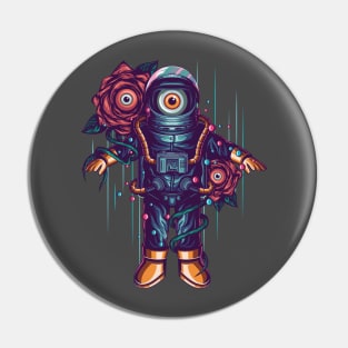 Alien Astronaut Design Pin