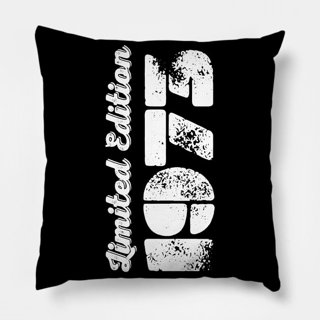 1973 Vintage Birthday gift Pillow by Rayrock76