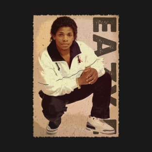 Eazy E's Attitude Portraits Reflecting Rap's Raw Spirit T-Shirt