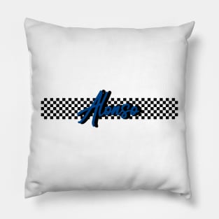 Race Flag Design 2 - Fernando Alonso 2021 Pillow