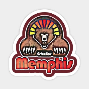 Memphis Southmen aka Grizzlies Football Magnet