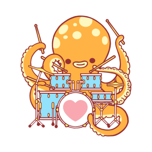 Octopus Drummer T-Shirt