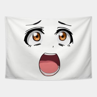 Anime face Tapestry