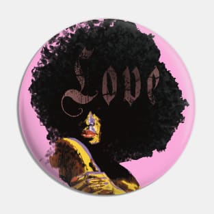 afro love Pin