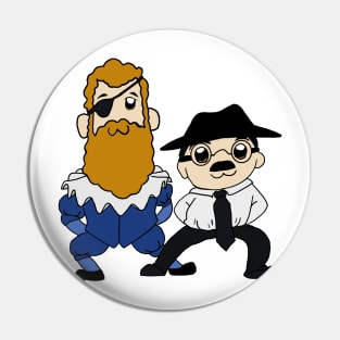 Fernando Pessoa e Camões, Pop Epic team parody Pin