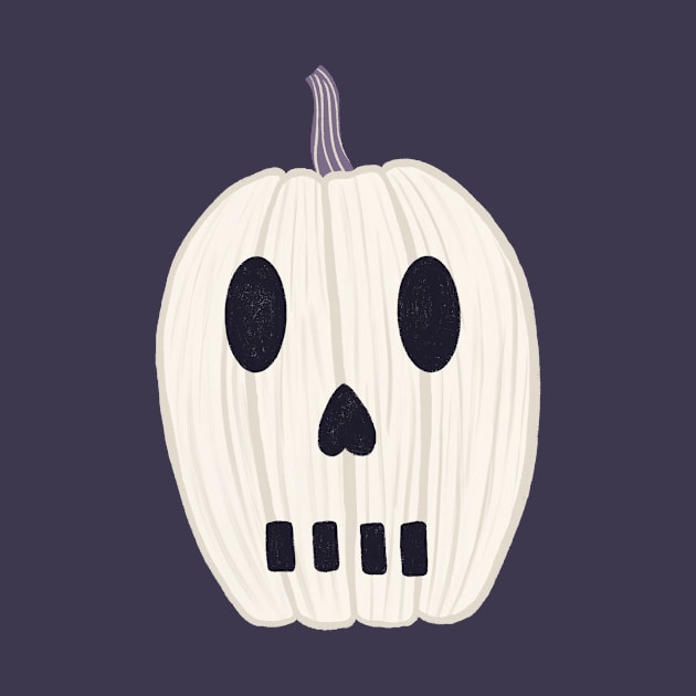 Spooky Pumpkin Skull by Made Adventurous