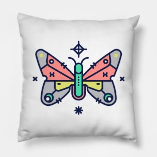 Colorful butterfly Pillow