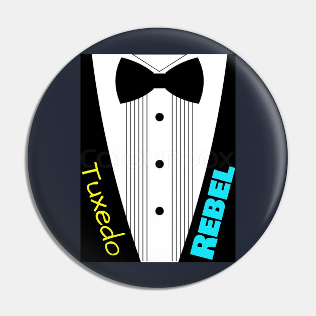 Tuxedo Rebel Pin by Jerry De Luca