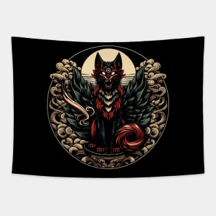 Angry Kitsune Tapestry