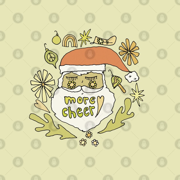 spread more cheer this christmas // retro art by surfy birdy by surfybirdy