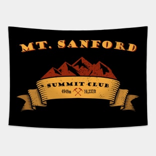 Mt. Sanford Summit Club Mount Mountaineer Gift Tapestry