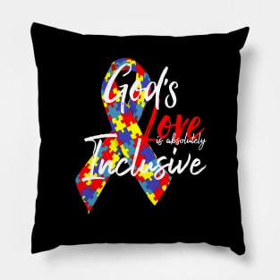 God's love is absolutely inclusive - autism awareness Pillow